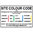 450x300mm - Poly - Site Colour Code For Portable Electrical Equipment etc