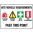 600x450mm - Corflute - Site Vehicle Requirements Flashing Lights etc