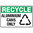 450x300mm - Metal - Recycle Aluminium Cans Only