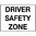 450x300mm - Metal - Driver Safety Zone