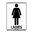 450x300mm - Metal - Ladies