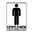 240x180mm - Self Adhesive - Gentlemen