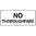 450x200mm - Metal - No Thoroughfare