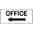 450x200mm - Poly - Office (with Left arrow)