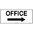 450x200mm - Metal - Office (with right arrow)