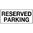 450x200mm - Metal - Reserved Parking