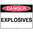 300x225mm - Poly - Danger Explosives