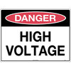 300x225mm - Poly - Danger High Voltage