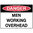 300x225mm - Poly - Danger Men Working Overhead
