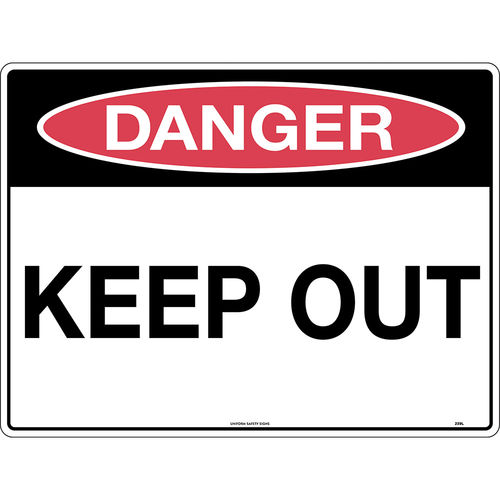 300x225mm - Metal - Danger Keep Out