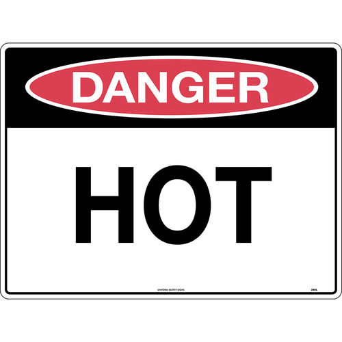 300x225mm - Metal - Danger Hot