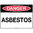 300x225mm - Metal - Danger Asbestos