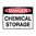 300x225mm - Metal - Danger Chemical Storage