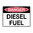 300x225mm - Metal - Danger Diesel Fuel