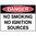 300x225mm - Poly - Danger No Smoking No Ignition Sources