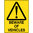 300x225mm - Metal - Beware of Vehicles