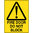 300x225mm - Poly - Fire Door Do Not Block
