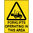 300x225mm - Metal - Forklifts Operating in This Area