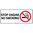 300x140mm - Self Adhesive - Stop Engine No Smoking