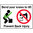300x225mm - Metal - Bend your Knees to Lift Prevent Back Injury