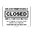 300x225mm - Poly - We are Temporarily Closed Until Further Notice Signs