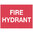300x225mm - Poly - Fire Hydrant