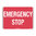 300x225mm - Metal - Emergency Stop