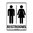 180x240mm - Self Adhesive - Restrooms