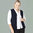 BizCare WOMENS BUTTON FRNT KNIT VEST,