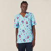 NNT SANTA POOL PARTY SCRUB TOP