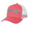 ARIAT, PATRIOT TRUCKER CAP, (RASPBERRY) EA