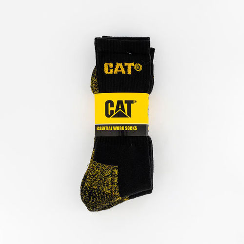 CAT ESSENTIAL WORK COTTON RICH SOCK, SIZE US 11-14 (LARGE)