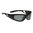 FORCE RS606 MBL.SM SEMI GOGGLE BLK FRM, SMOKE LENS