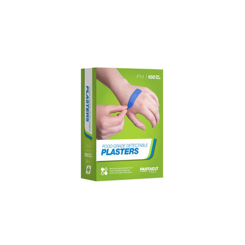 FASTAID (P14) ADHESIVE STRIPS, METAL AND VISUAL DETECTABLE