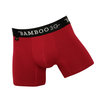 BAMBOO 3G MENS SPORT-WORK TRUNKS, RED 2XL