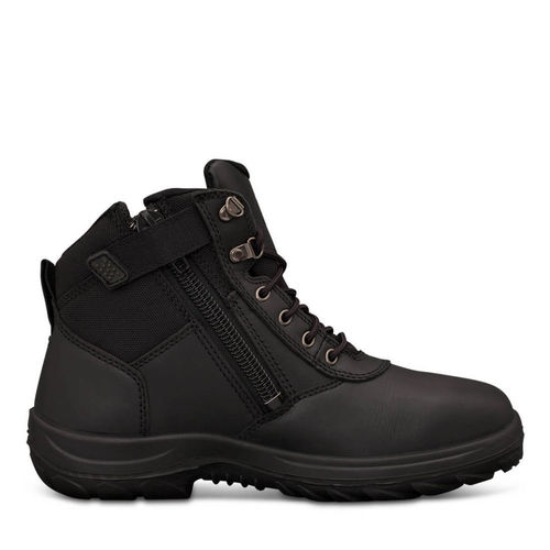 OLIVER 140MM BLACK ZIP SIDED N/S BOOT