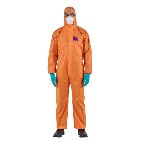 AlphaTec 1500 SMS Disposable Coverall, ORANGE