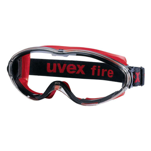 UVEX ULTRASONIC RED/BLK TYPE 1 FIRE FOAM GOGGLE -