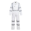 WORKCRAFT HI VIS NIGHTWORKERS C/DRILL COVERALLS + TAPE