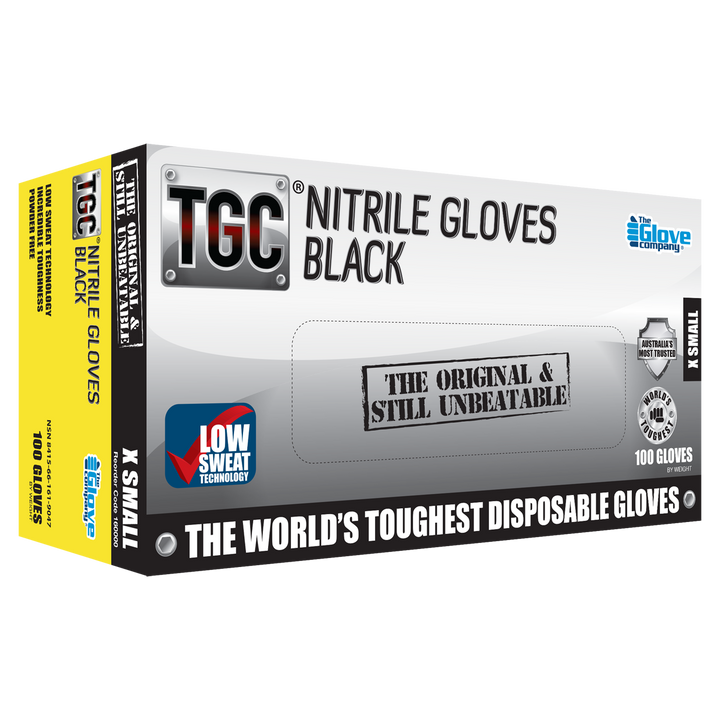 TGC BLACK LIGHTNING NITRILE GOVES