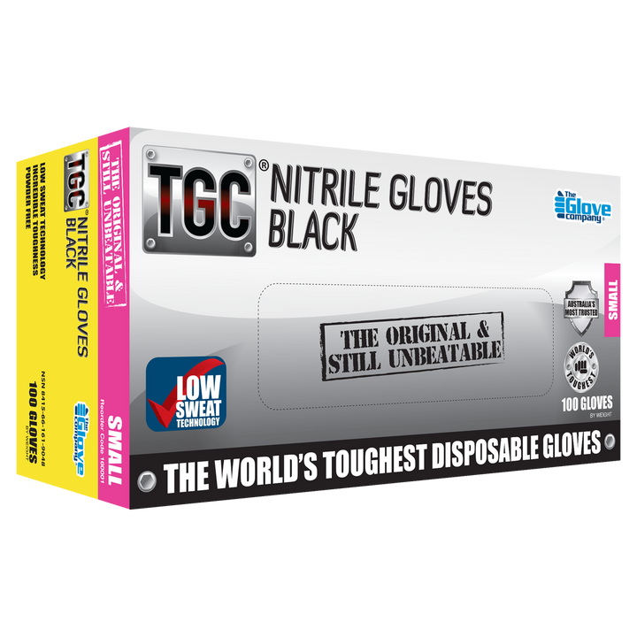 TGC BLACK LIGHTNING NITRILE GOVES