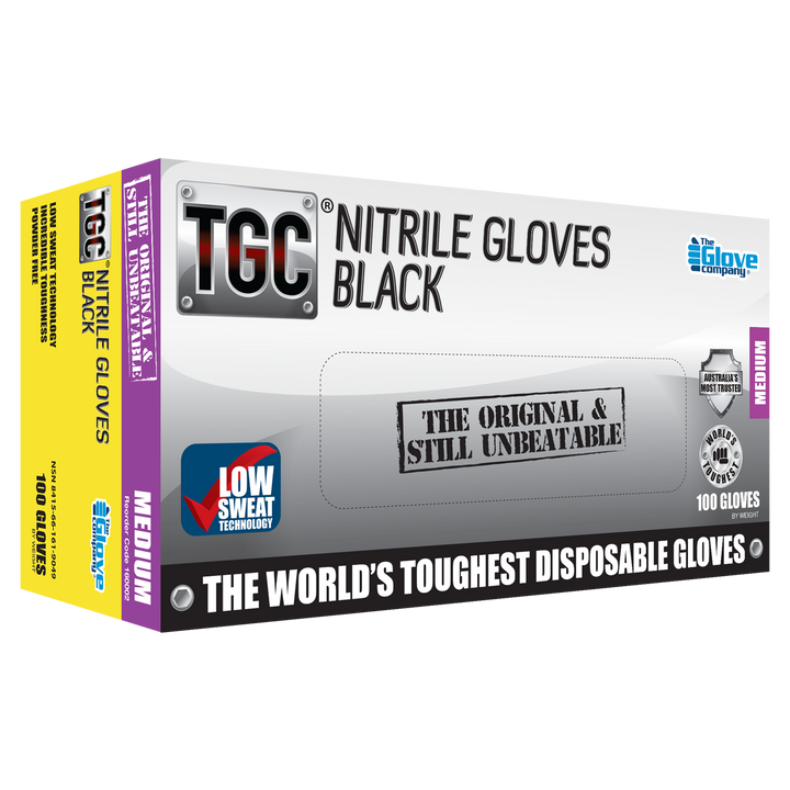 TGC BLACK LIGHTNING NITRILE GOVES