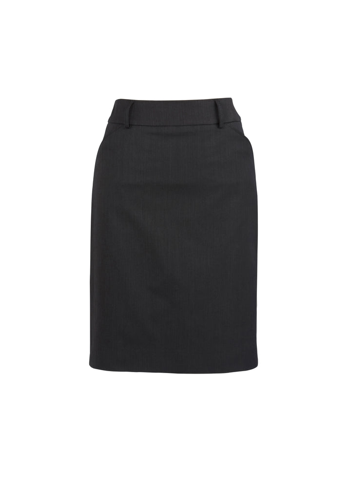 Biz Corporate Womens CS Back Pleats Skirt 20115