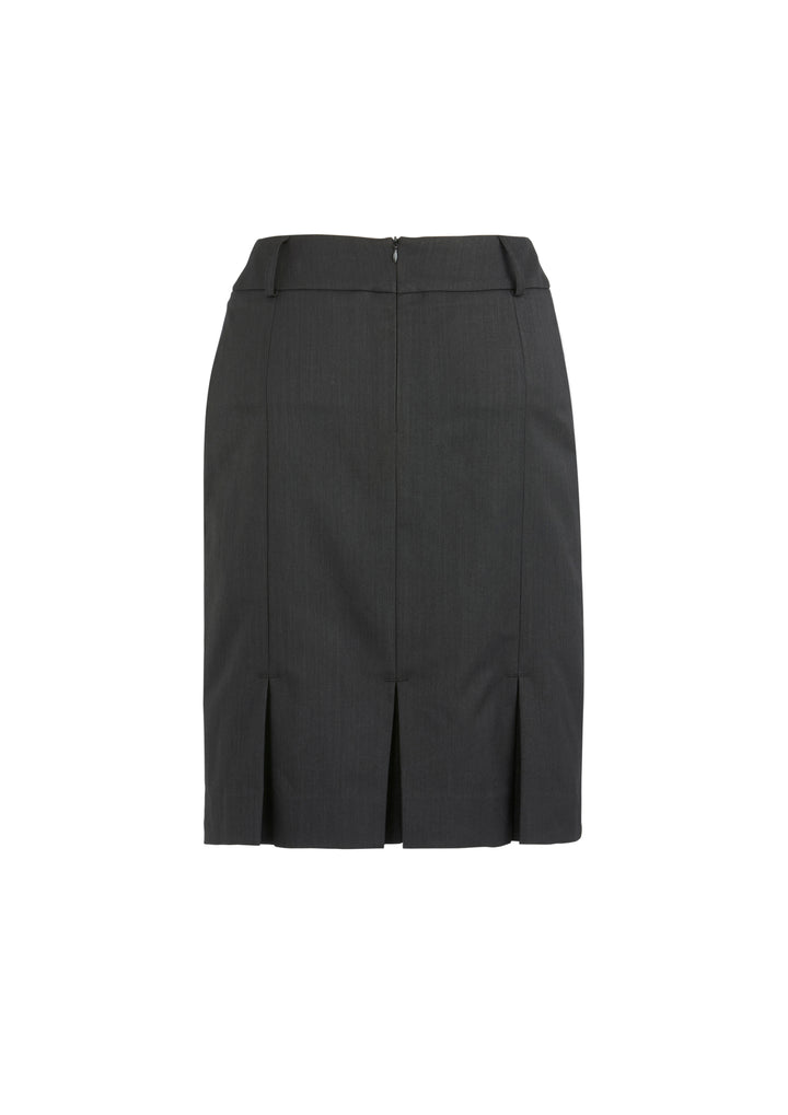 Biz Corporate Womens CS Back Pleats Skirt 20115