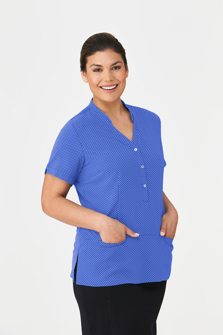 CITY STRETCH SPOT S/S TUNIC 2174