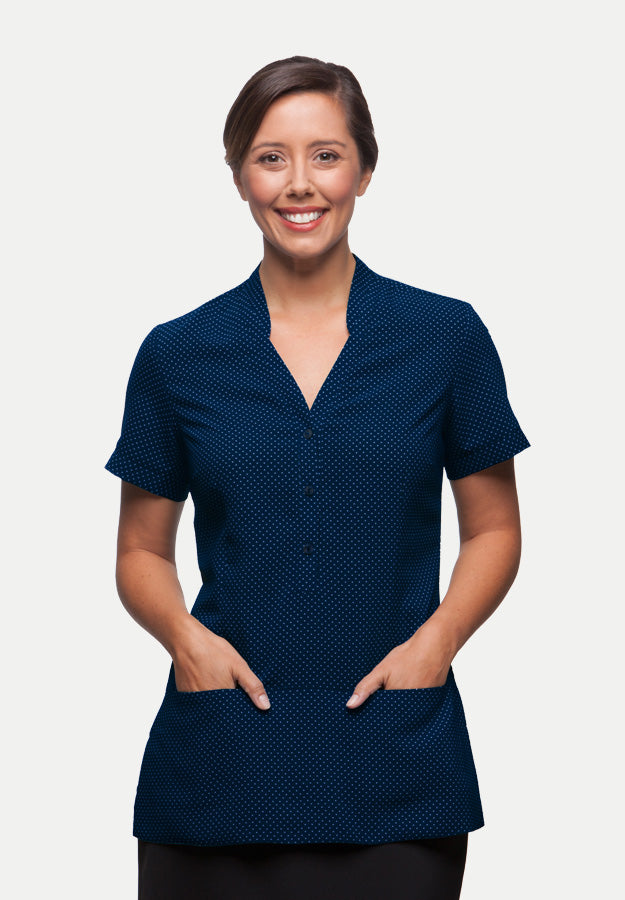 CITY STRETCH SPOT S/S TUNIC 2174