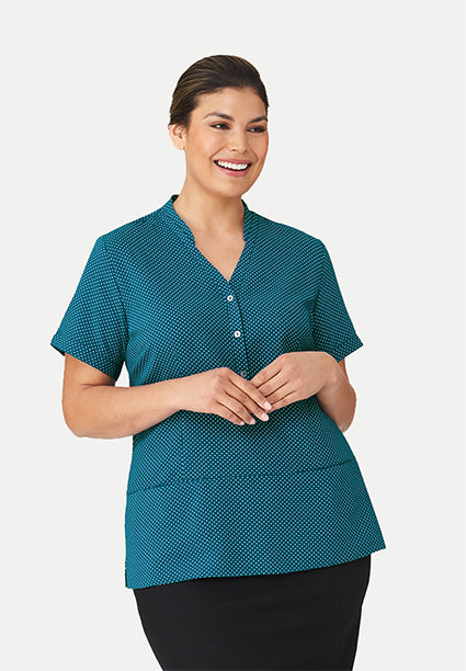 CITY STRETCH SPOT S/S TUNIC 2174
