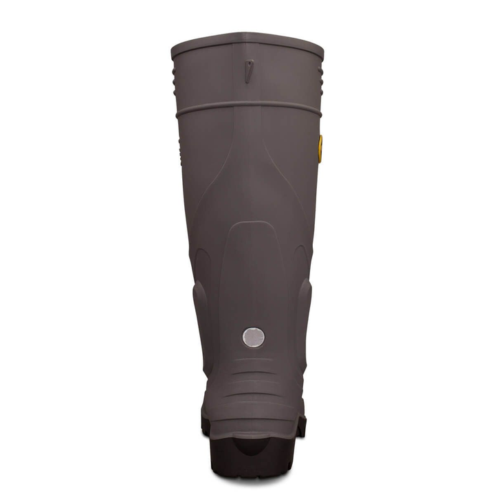 Oliver 22-205 Pull On Steel Toe PVC Waterproof Safety Gumboot - Grey