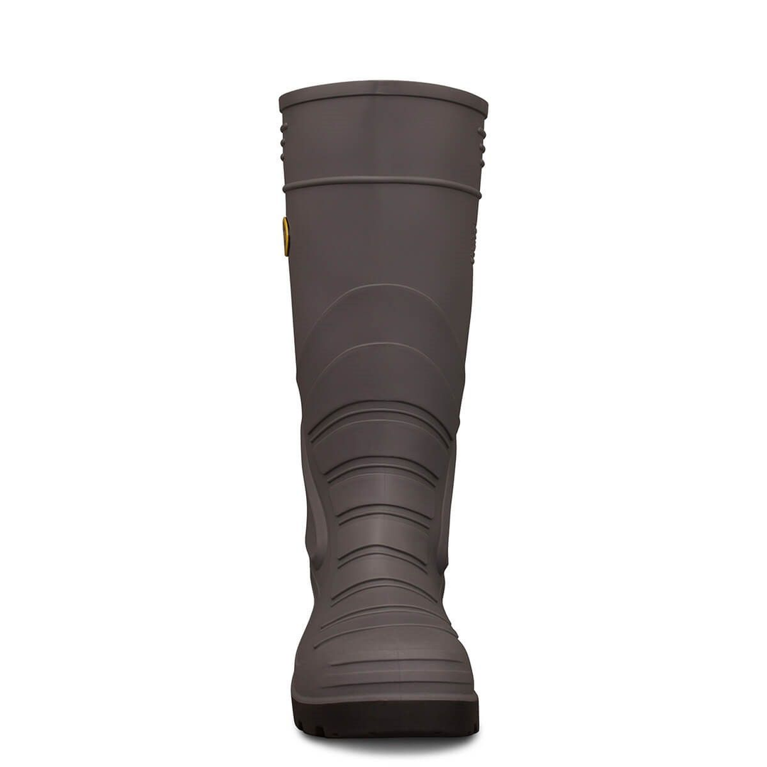 Oliver 22-205 Pull On Steel Toe PVC Waterproof Safety Gumboot - Grey