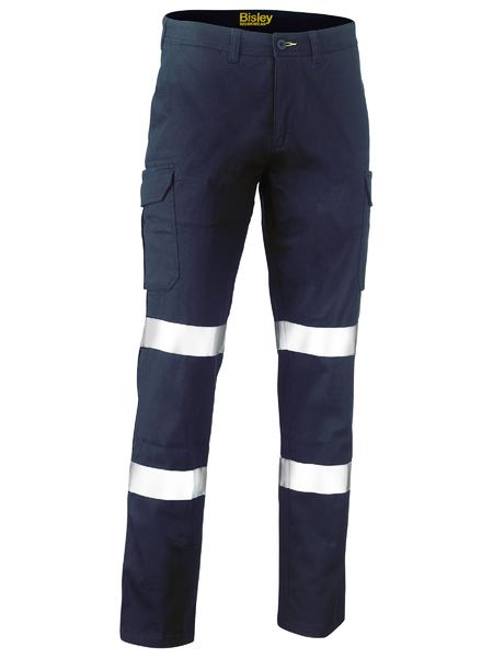 BISLEY TAPED STRETCH COTTON DRILL CARGO PANTS BPC6008T